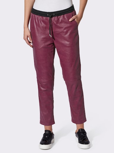 heine Lederhose - bordeaux