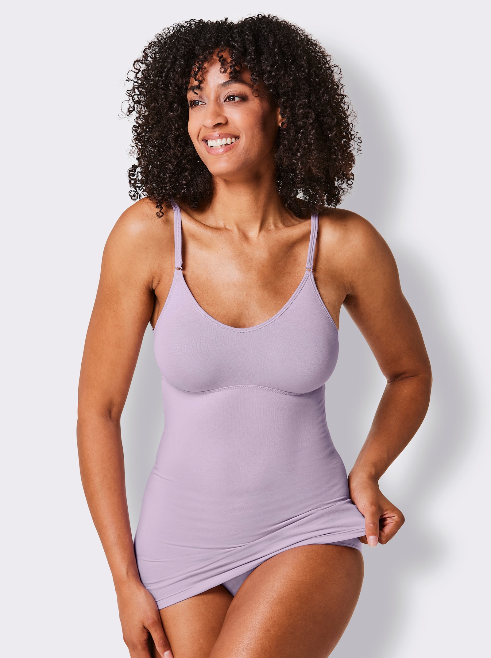 wäschepur BH-Hemd mit doppelt gemoldeten Cups - flieder