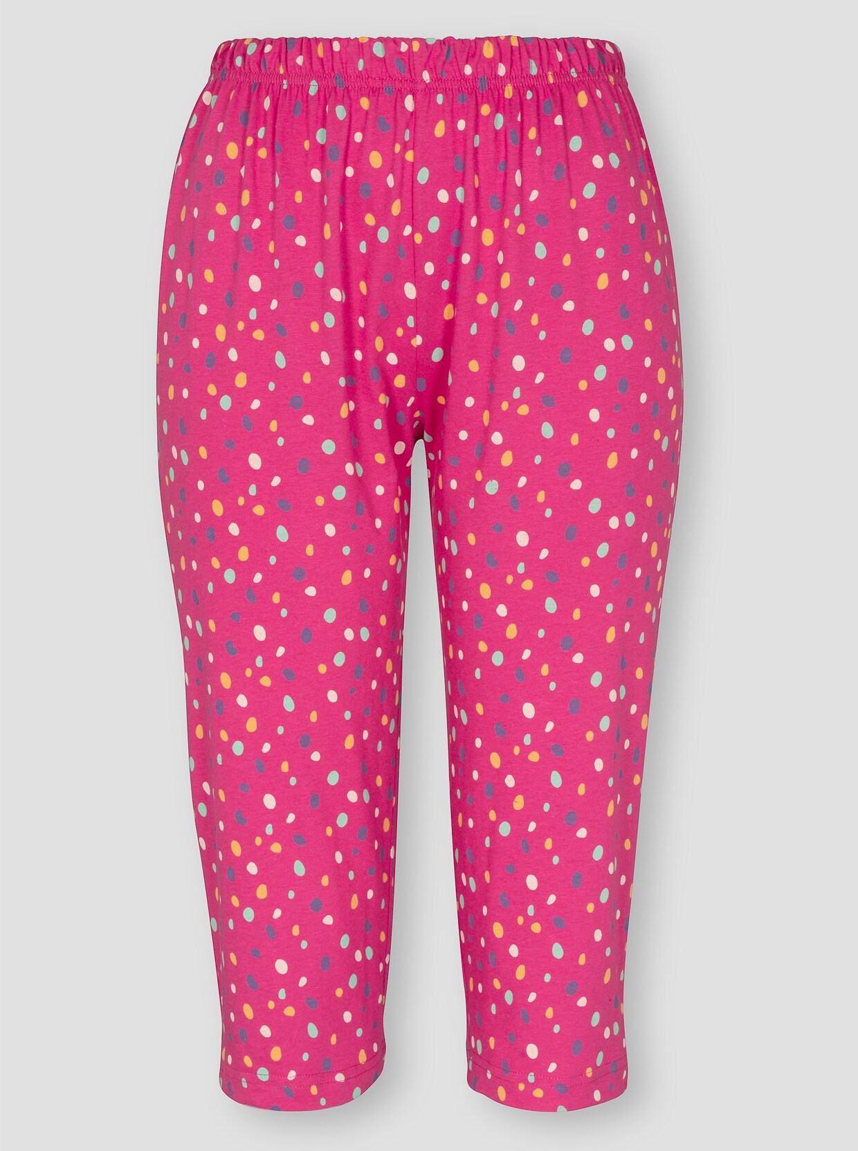 wäschepur Capri-legging - fuchsia geprint