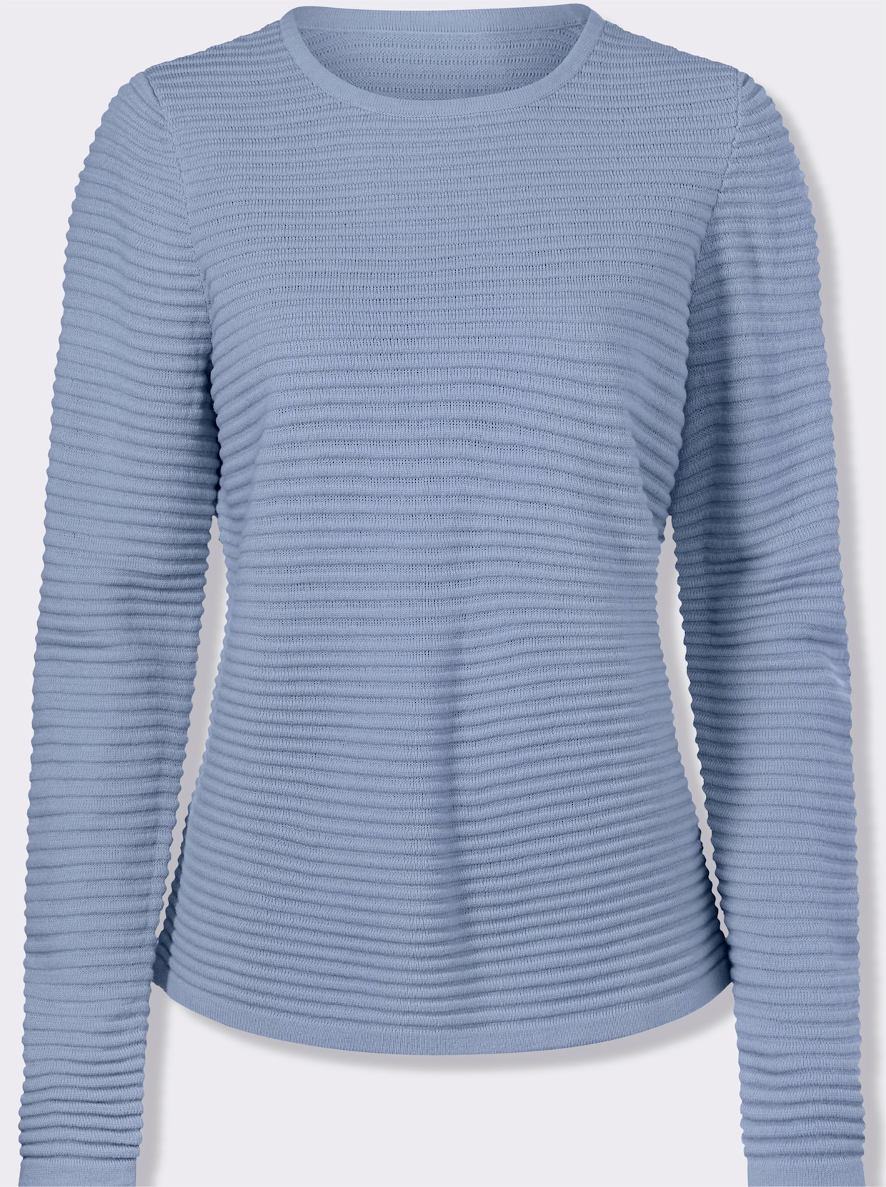 Langarm-Pullover - bleu