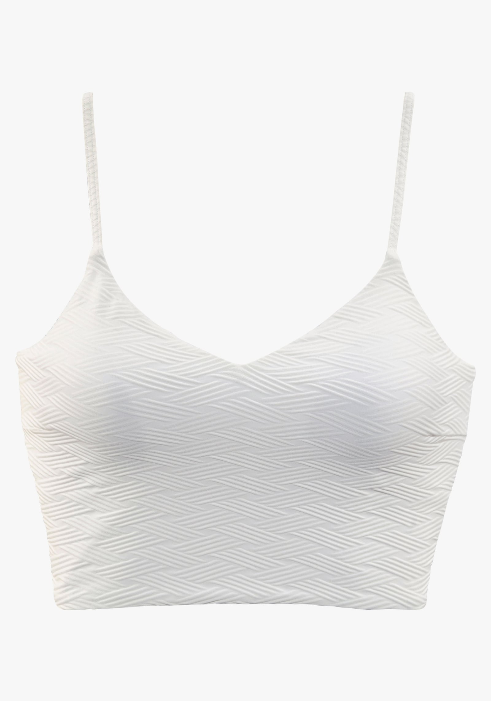 Sunseeker Crop-Bikini-Top - weiß