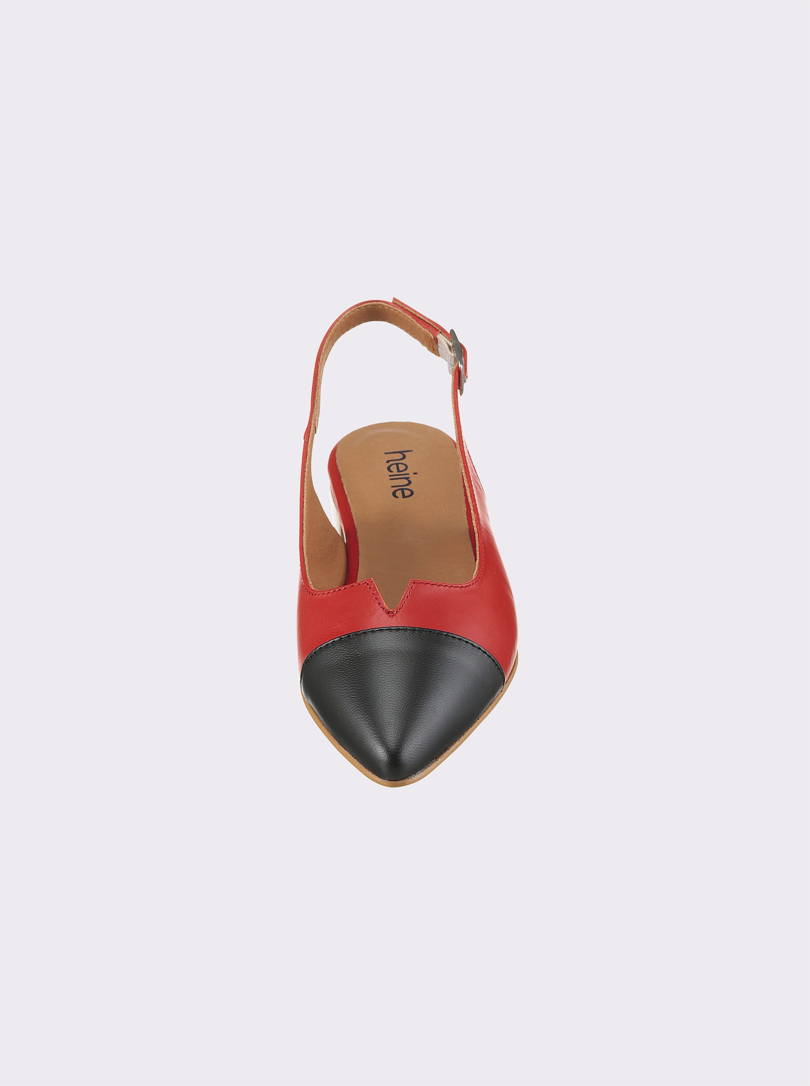 heine Slingballerina - rot-schwarz