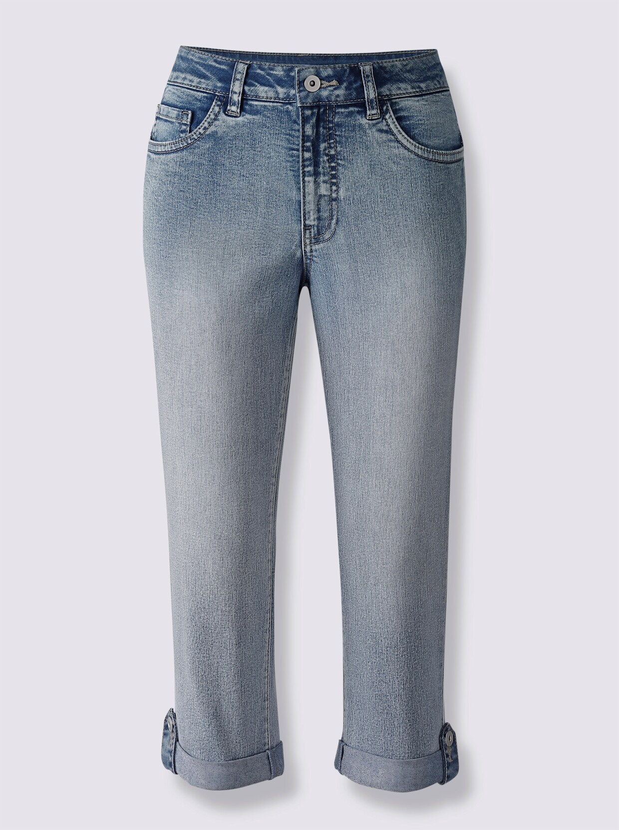 heine Capri-Jeans - blue-bleached