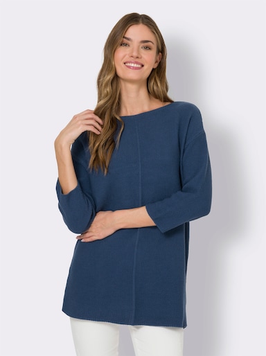 heine Oversized Pullover - jeansblau