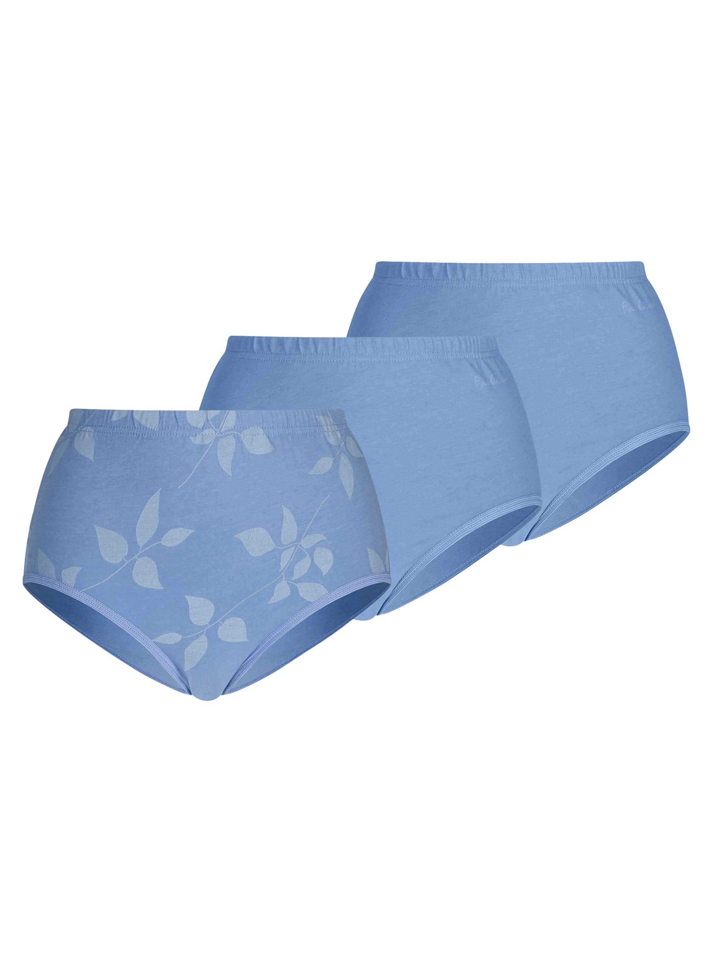 wäschepur Taillenslip - bleu + bleu-bedruckt