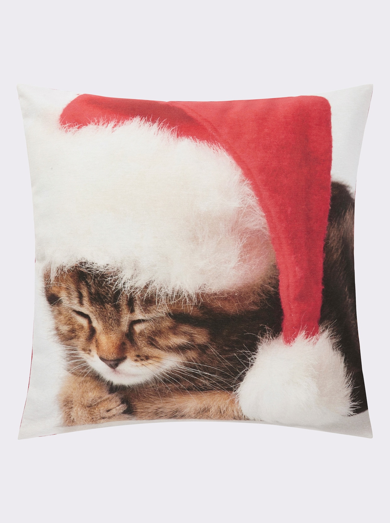 Kissenhülle - Weihnachts-Katze