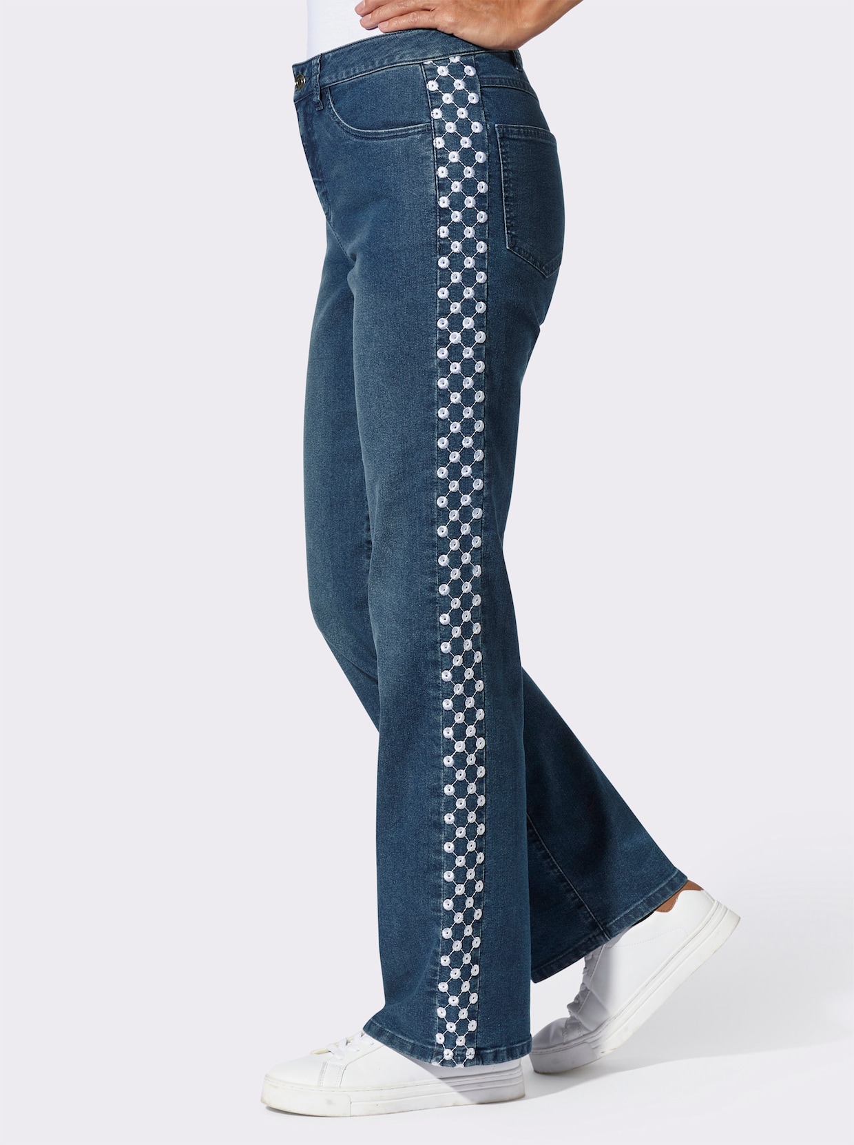 Jeans - blue-stone-washed