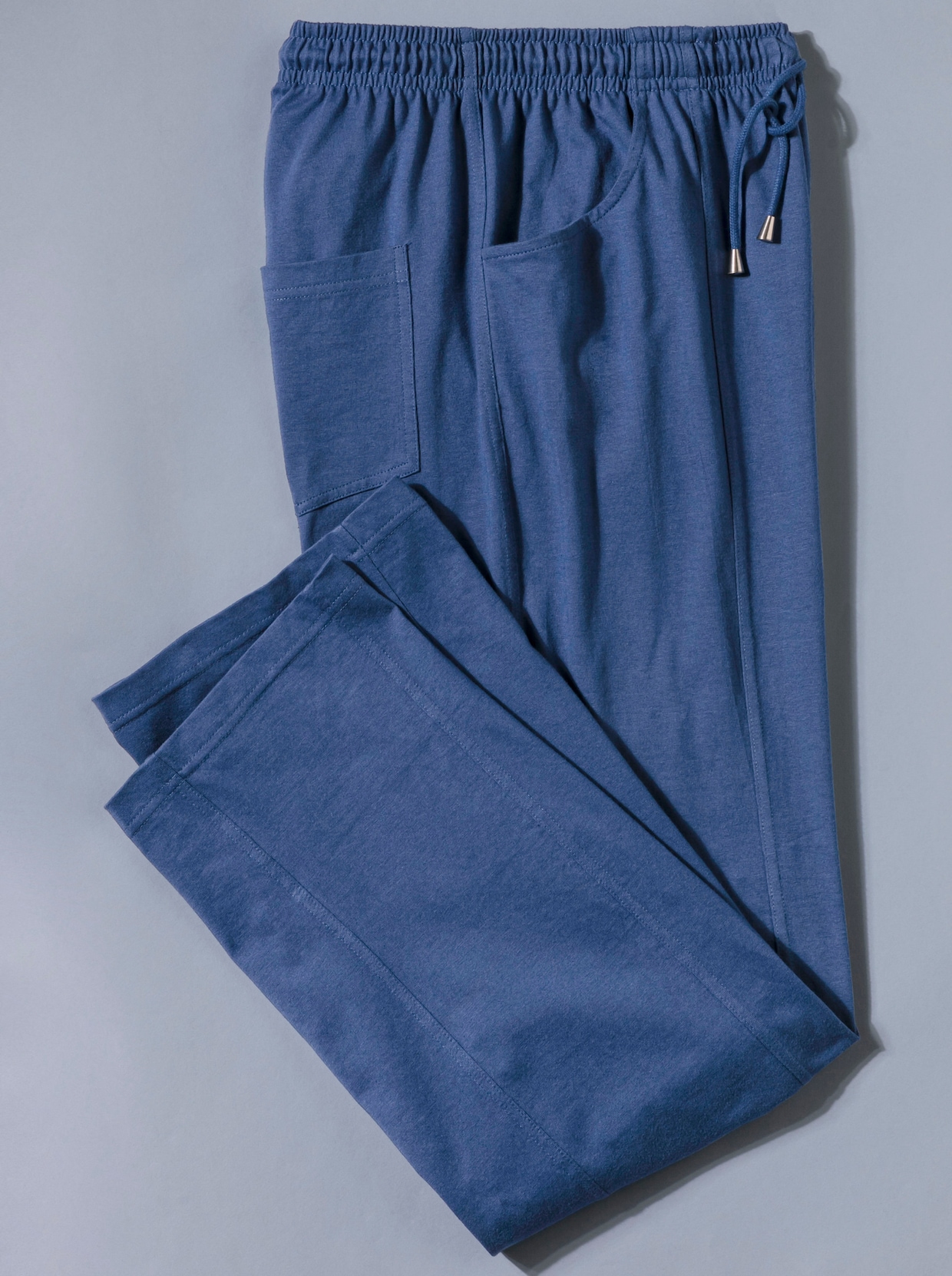 Voľnoč.nohav - džínsová modrá