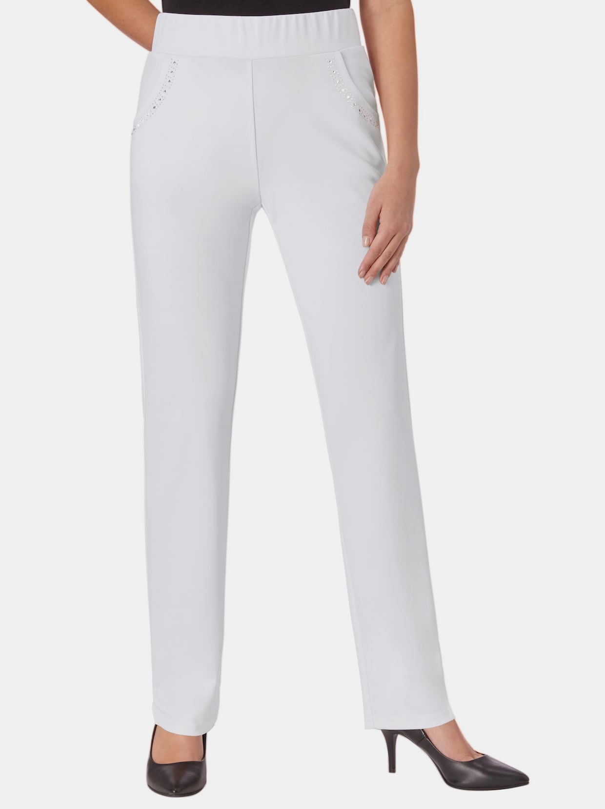 Pantalon en jersey - blanc