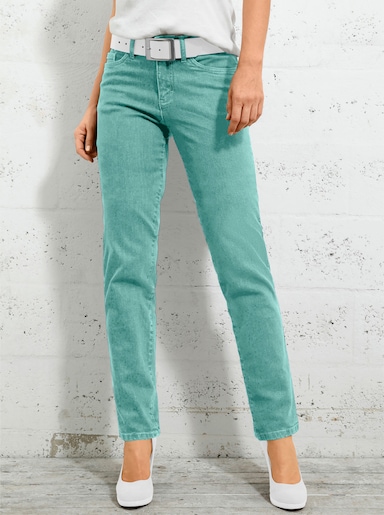 5-Pocket-Jeans - aqua