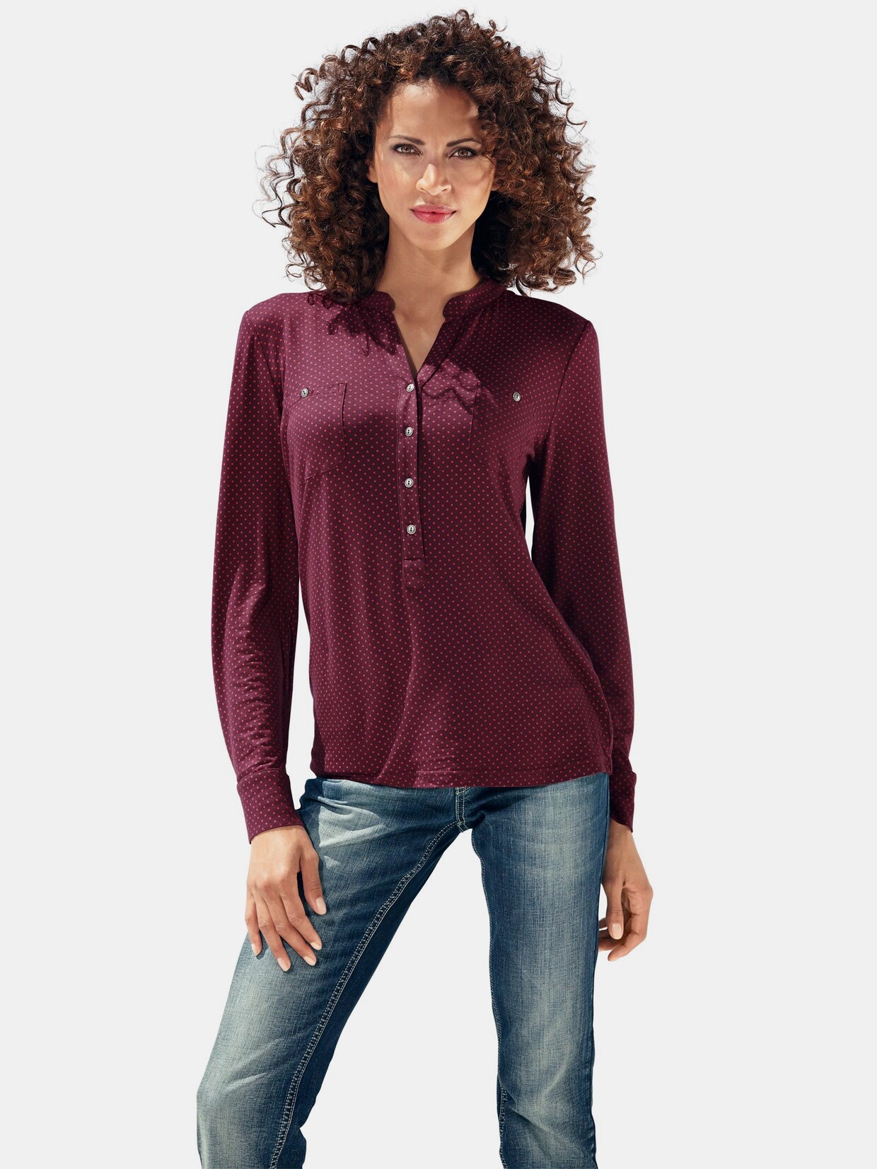 Best Connections Blusenshirt - bordeaux