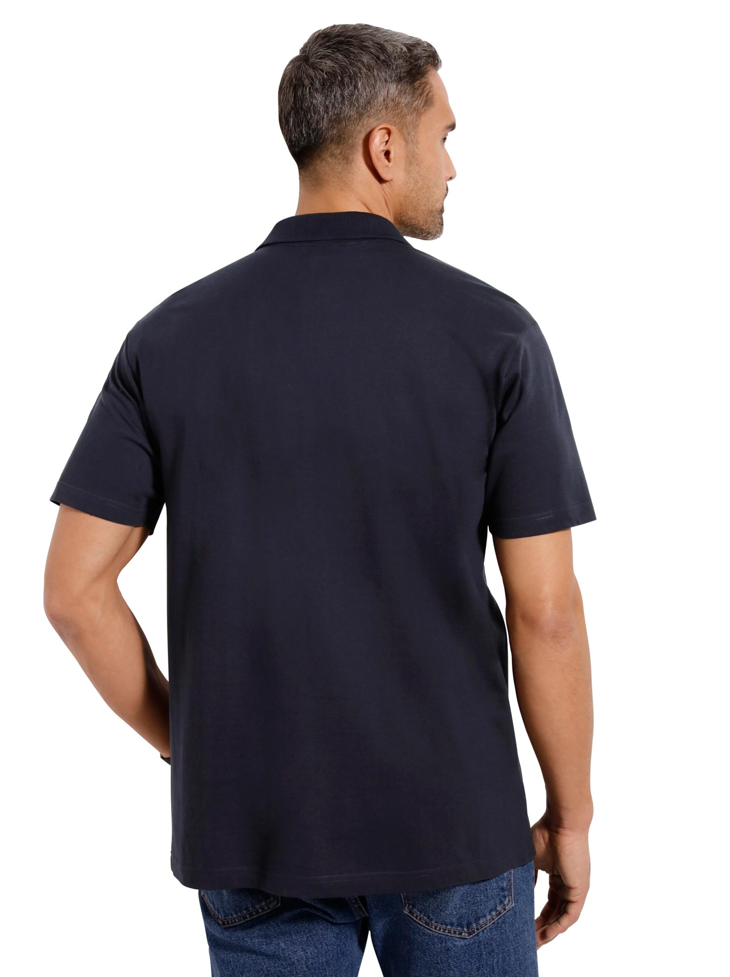 Poloshirt - marine-blau