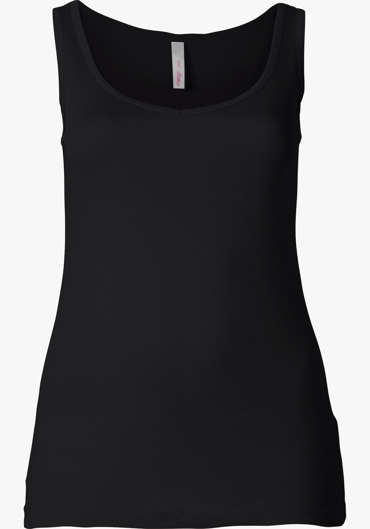 sheego Longtop - schwarz