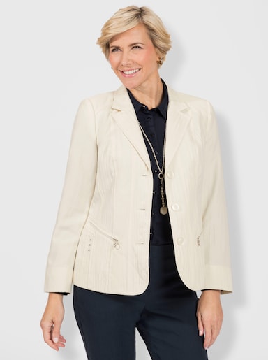 Blazer in Crash-Qualität - champagner