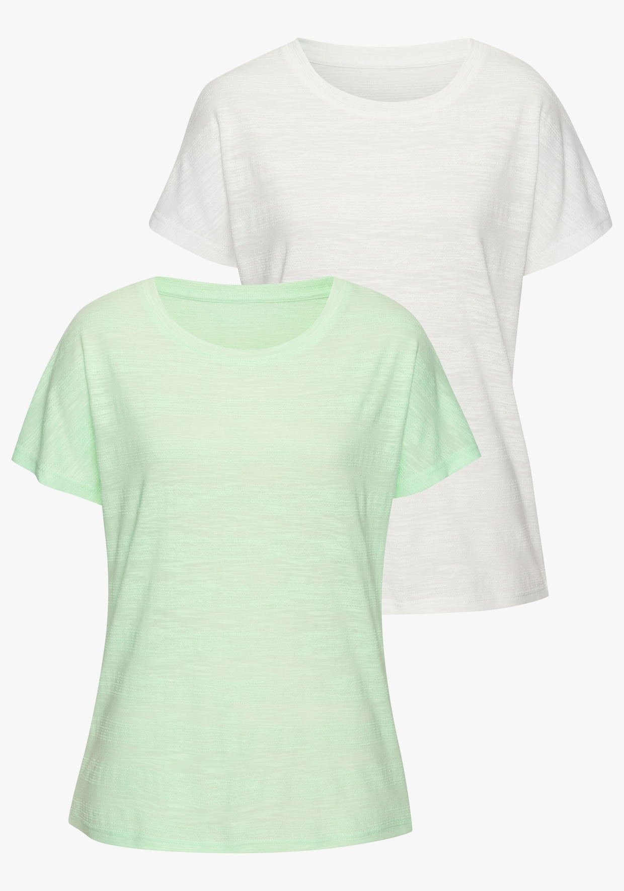 Vivance T-Shirt - lime, weiß