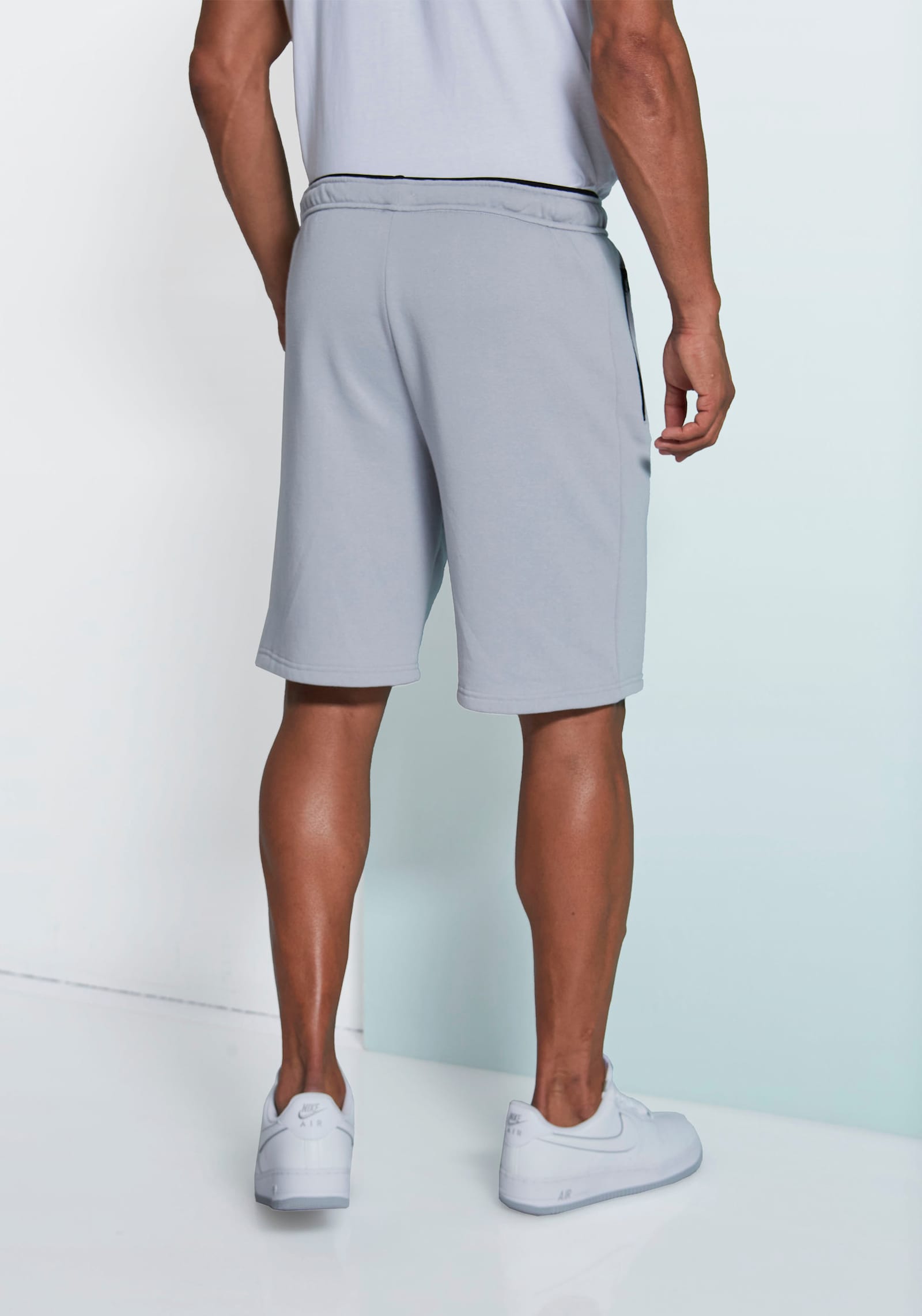 John Devin Sweatshorts - lichtgrijs