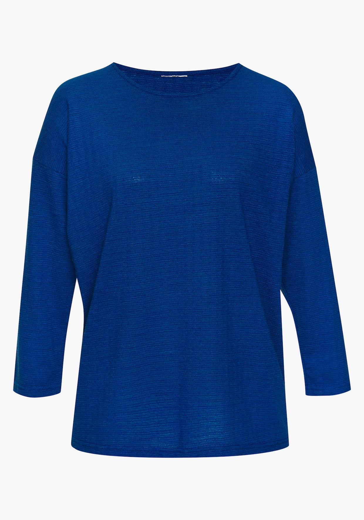 Vivance Langarmshirt - royalblau, weiß