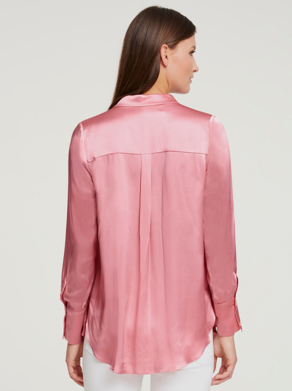 heine Seiden-Bluse - rosenquartz