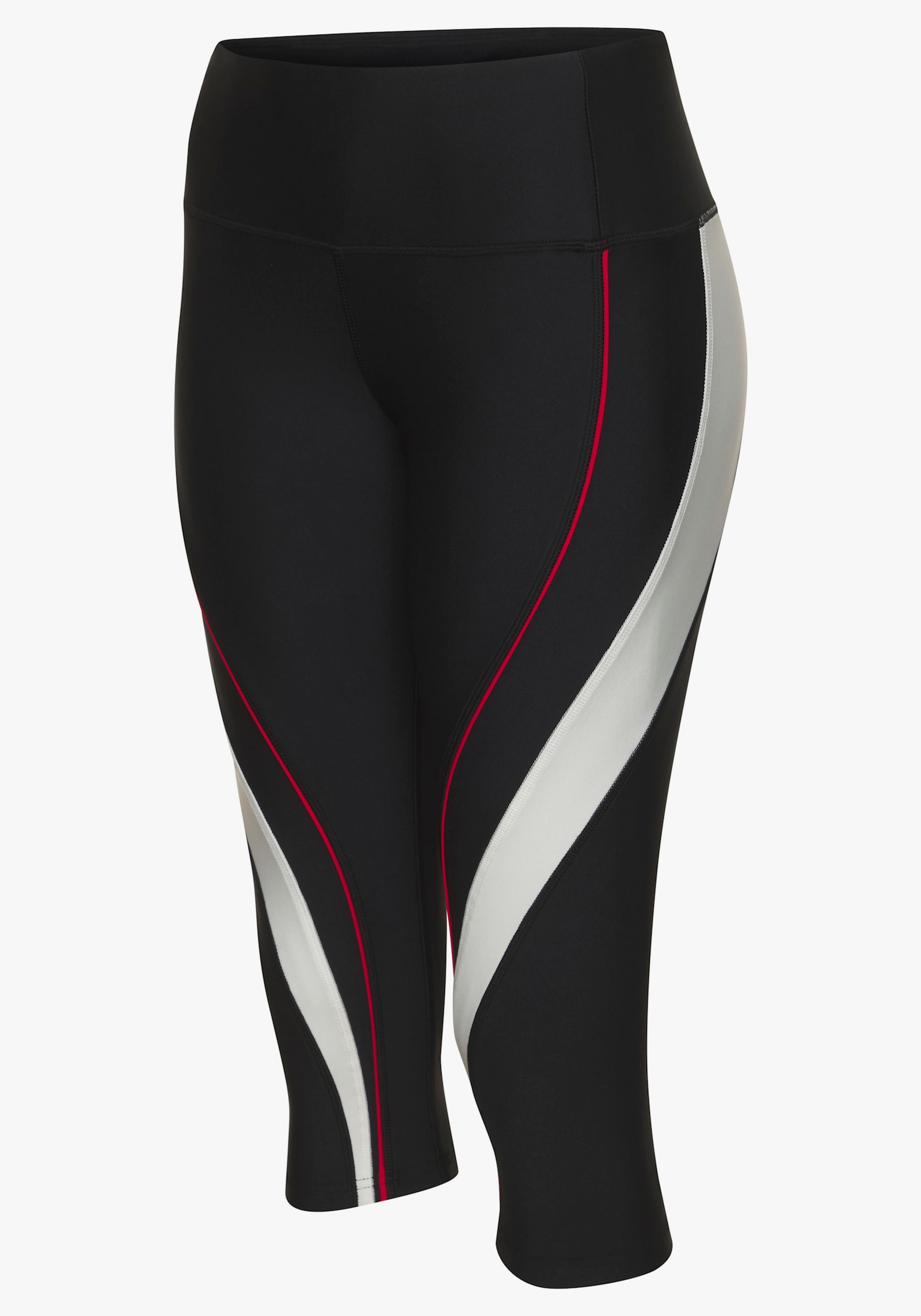 LASCANA ACTIVE Caprihose - schwarz