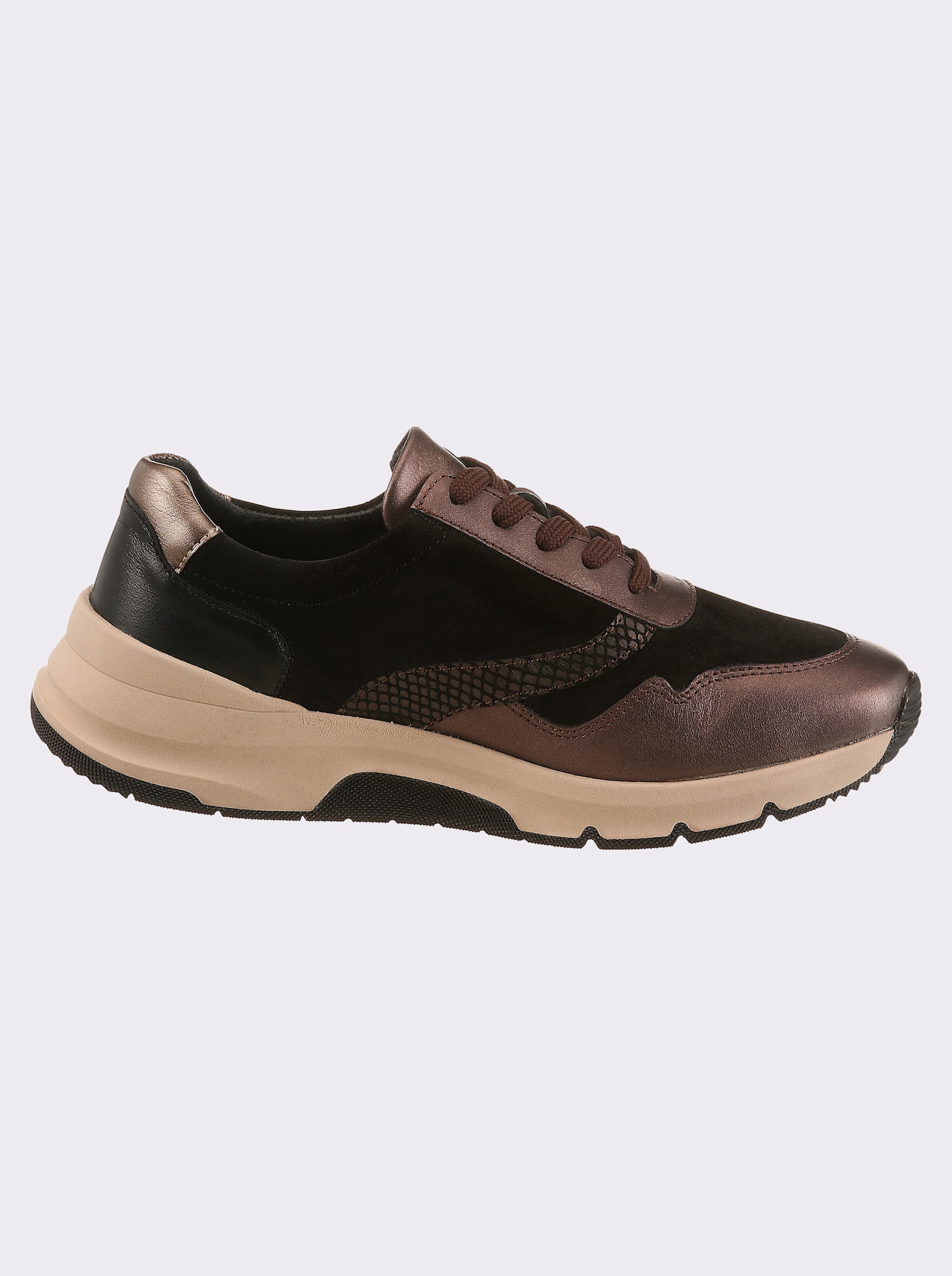 heine Sneaker - taupe-schwarz