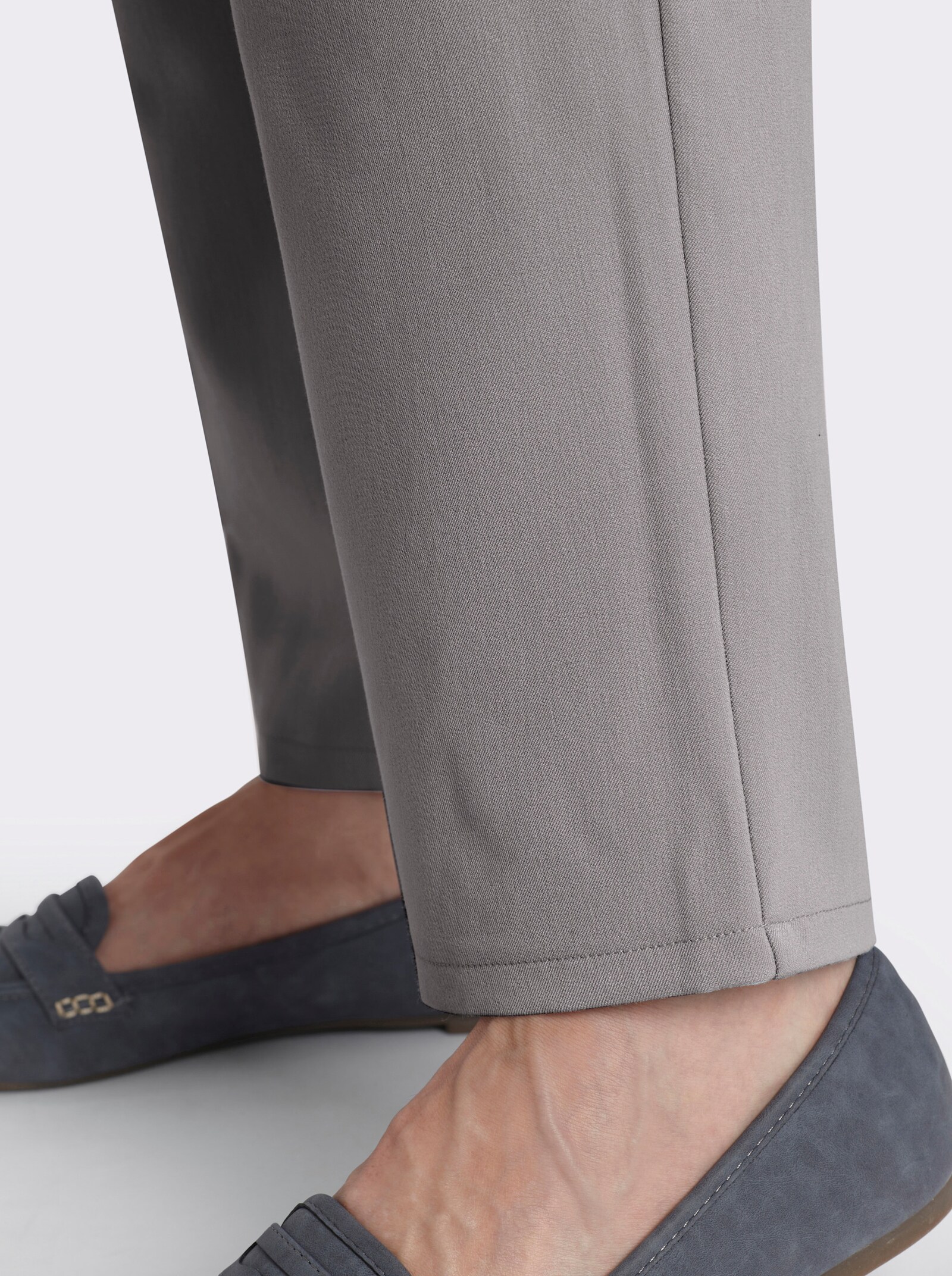 Stretch-Hose mit innenliegendem Dehnbund - grau