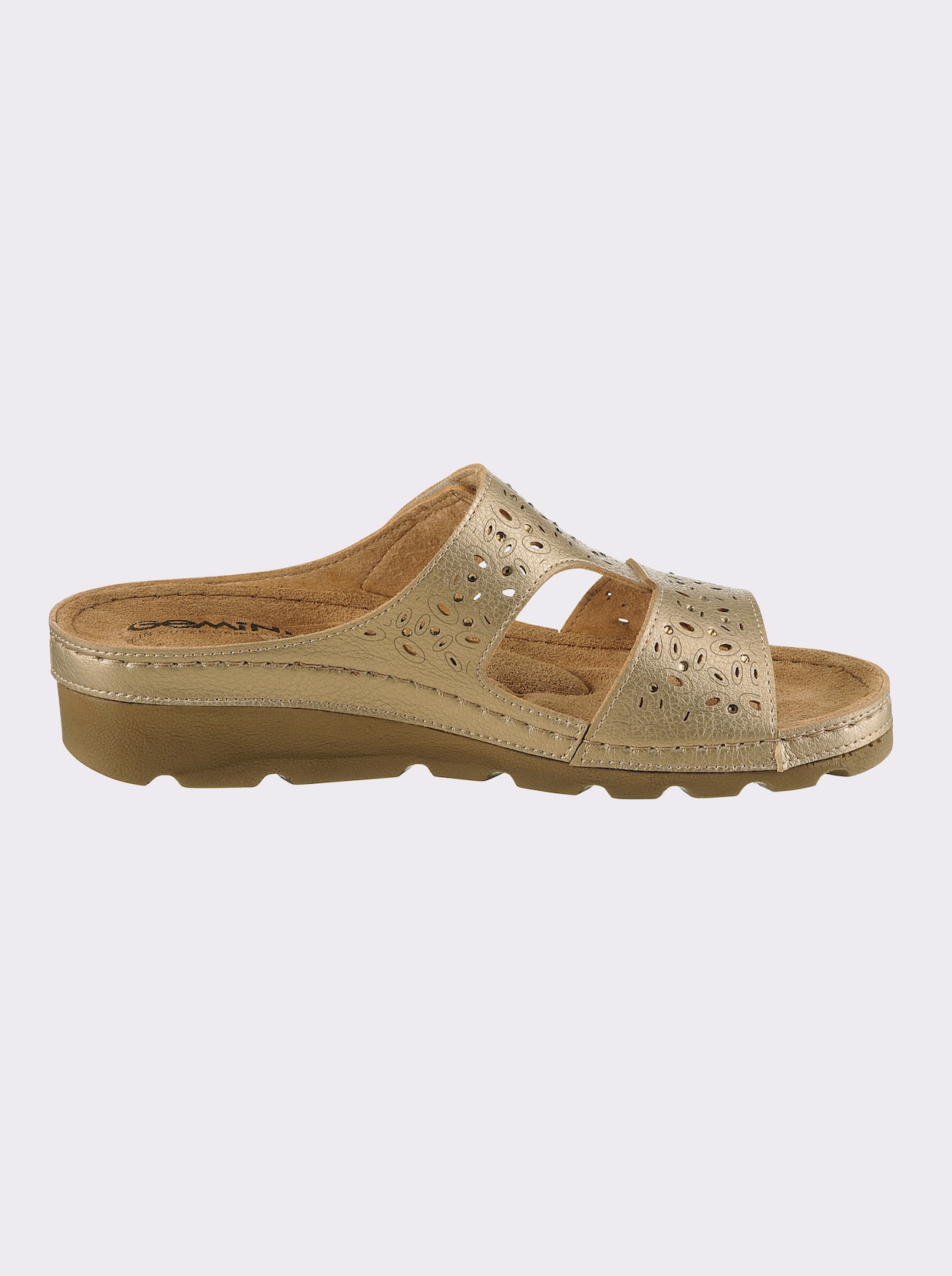 Gemini Pantolette - goldfarben