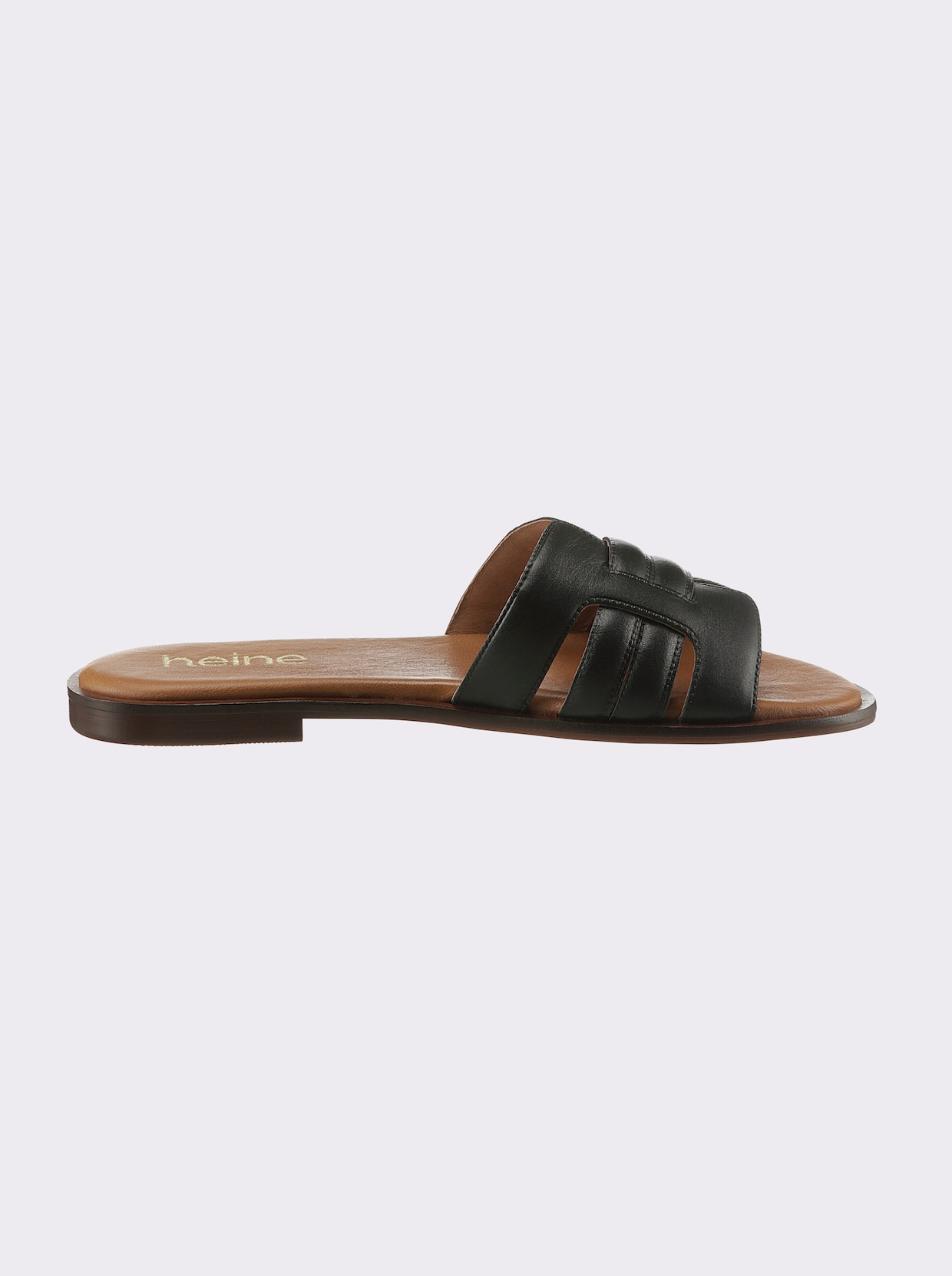 heine slippers - zwart