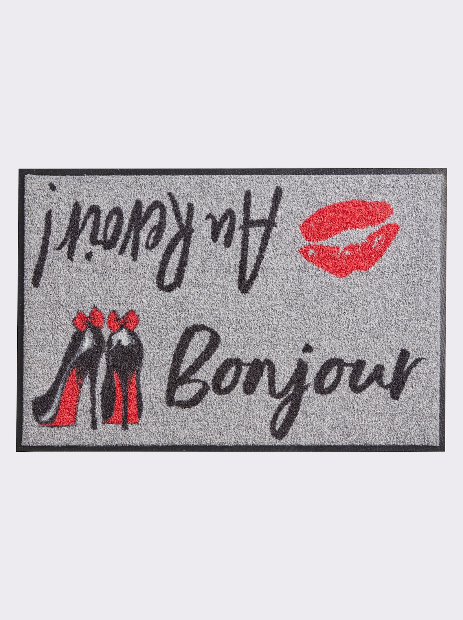 Salonloewe Paillasson - gris-noir