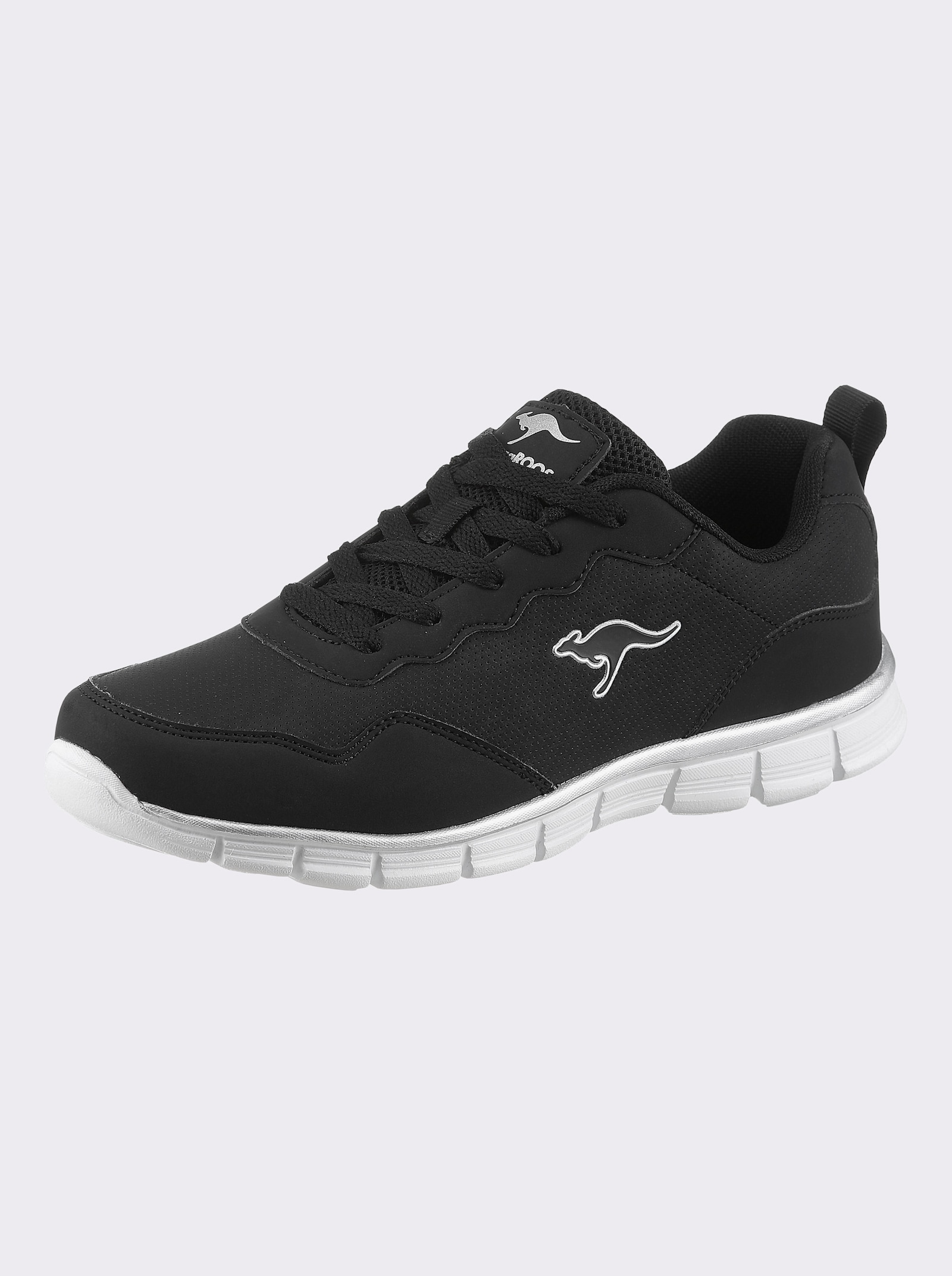 KangaROOS Sneaker mit flexibler Laufsohle - schwarz