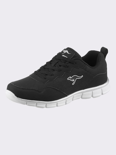 KangaROOS Sneaker mit flexibler Laufsohle - schwarz