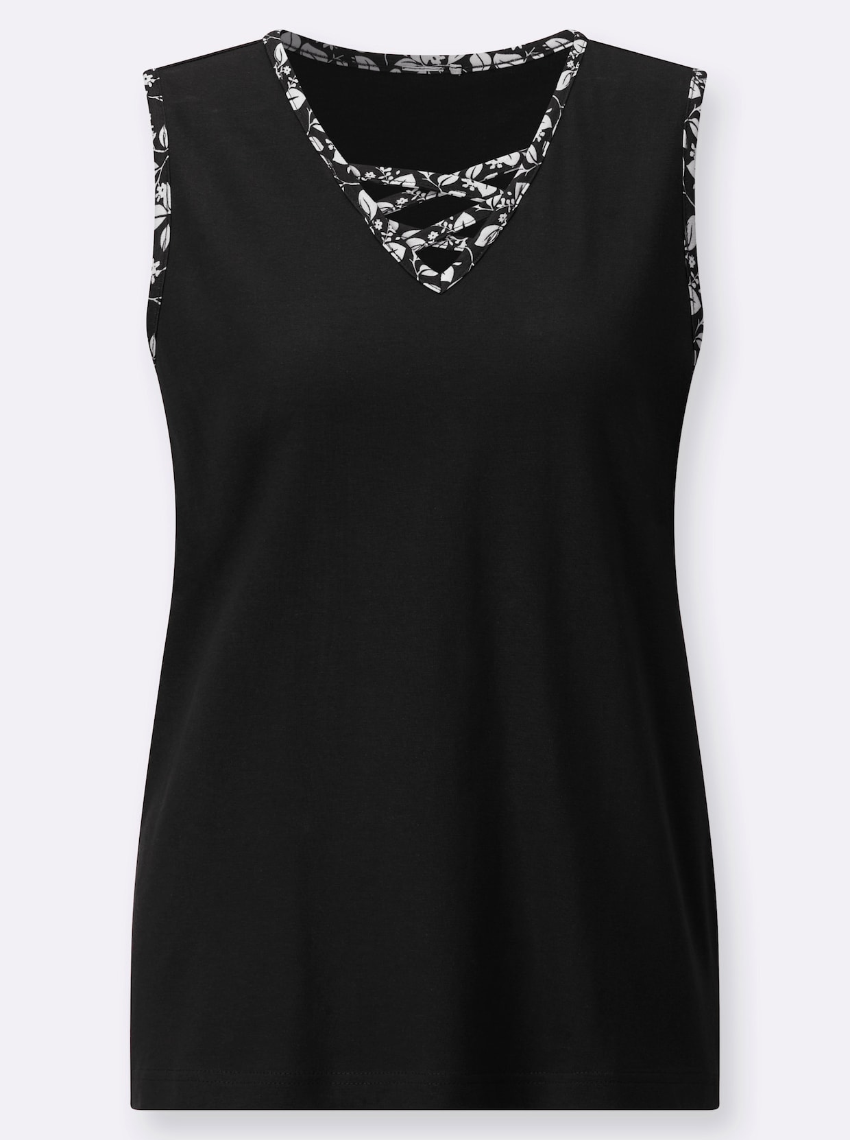 Shirttop - schwarz