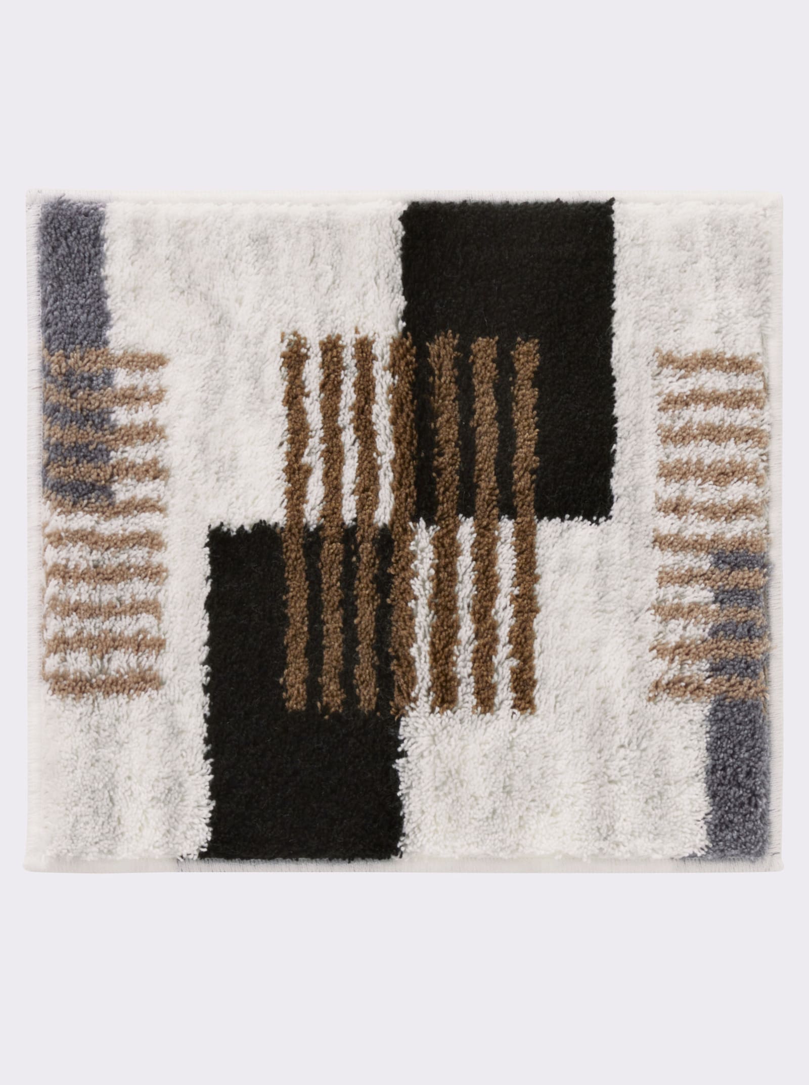 Grund Badematte - beige-ecru-gemustert