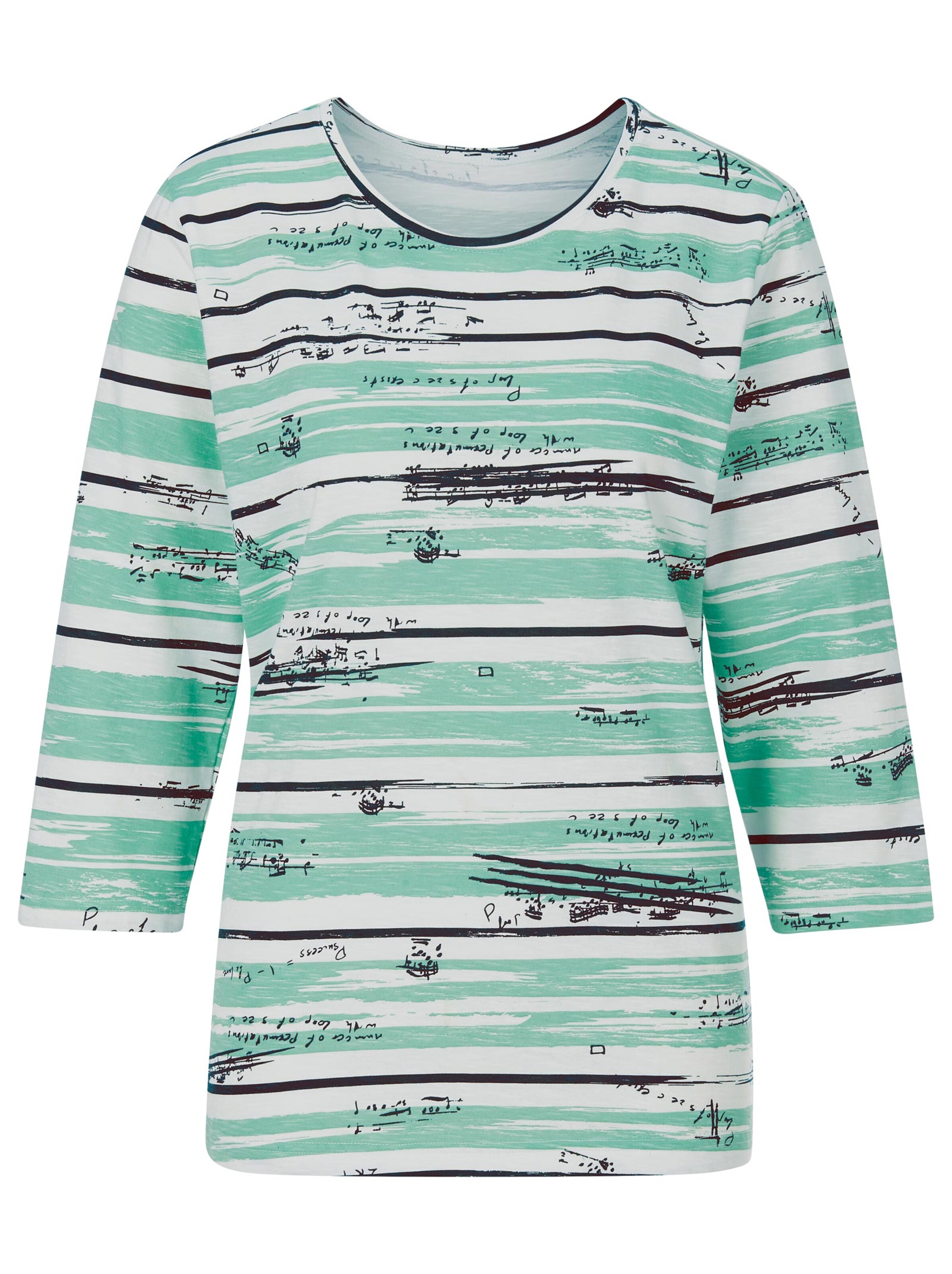 Collection L Shirt - mint-gestreift