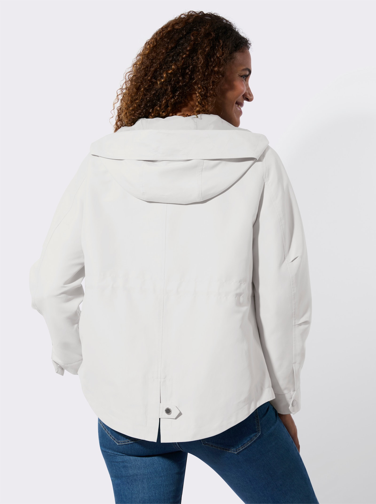 Jacke mit Gehschlitz hinten - weiß