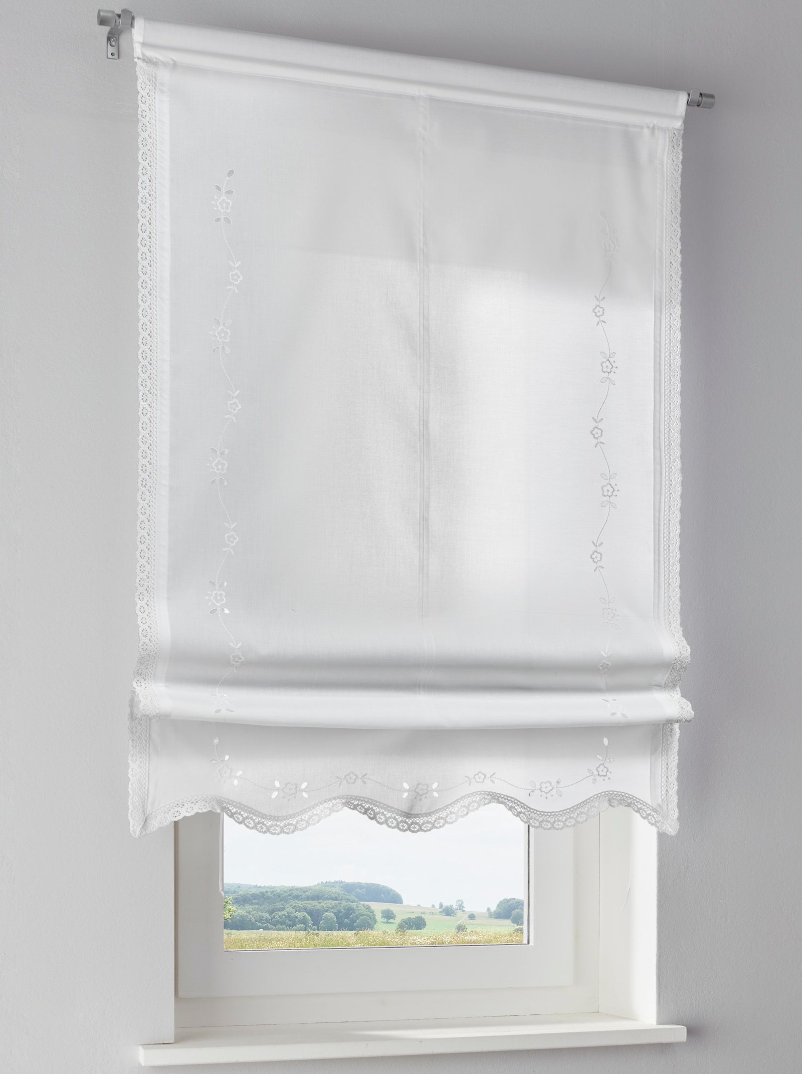 heine home Raffrollo - weiß