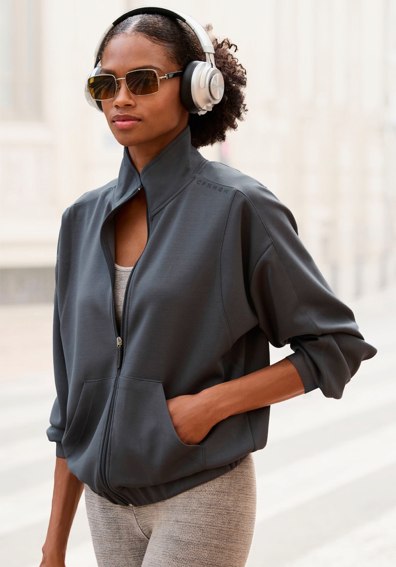 Copenhagen Studios Sweatjacke - dunkelgrau