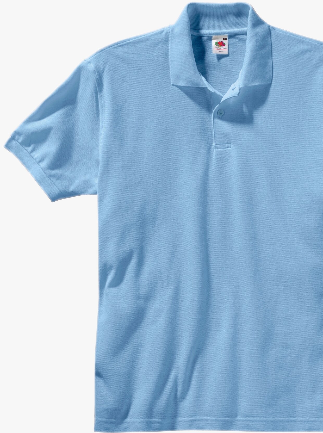Fruit of the Loom Poloshirt - lichtblauw