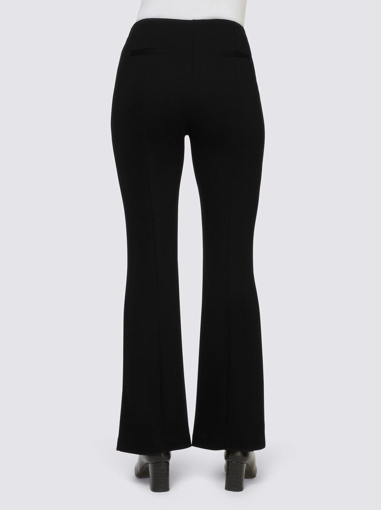 Ashley Brooke Jersey pantalon - zwart