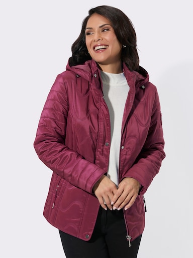 Steppjacke mit Windstopper - bordeaux