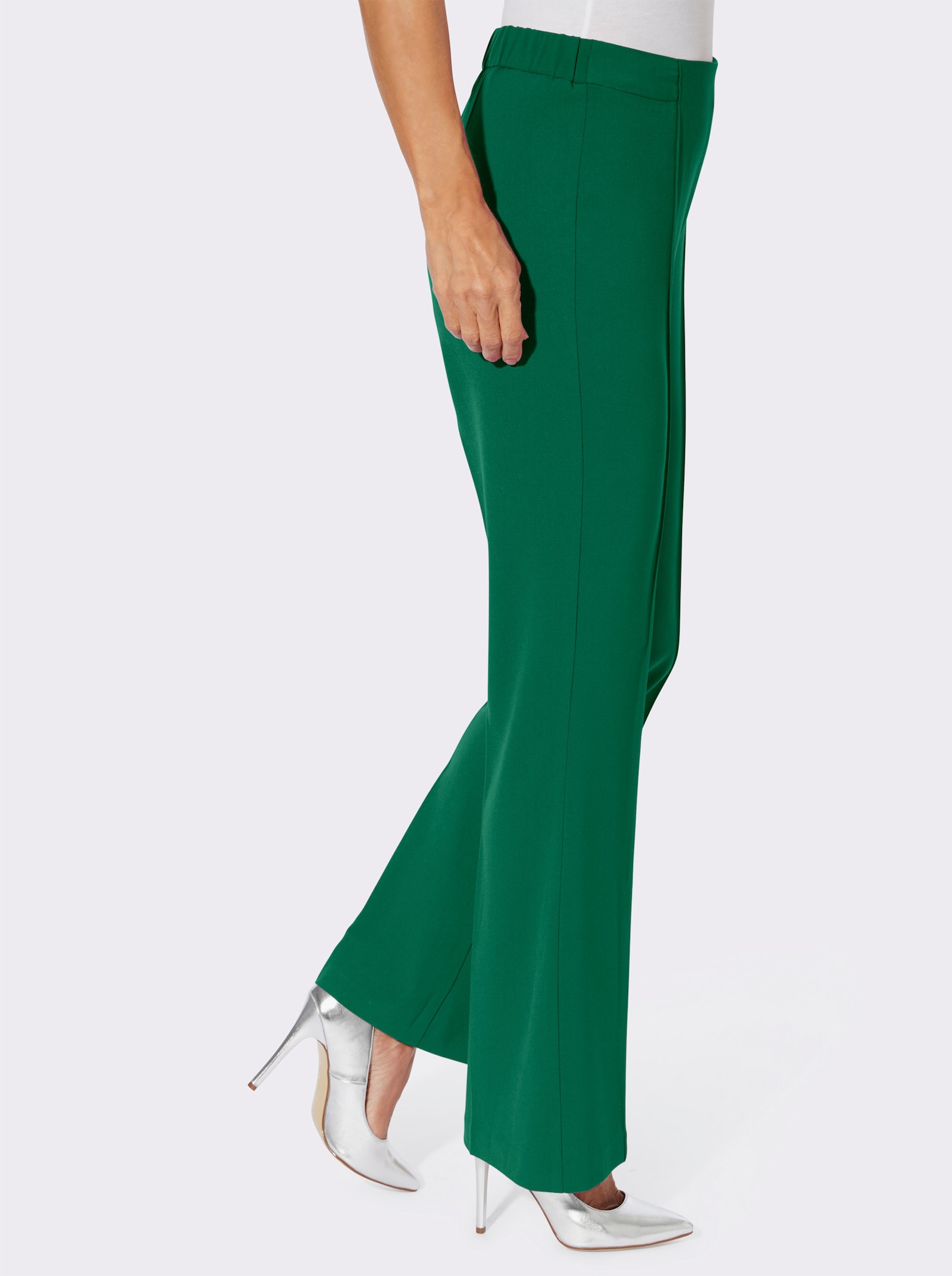 Webhose mit weiten Beinen - grün