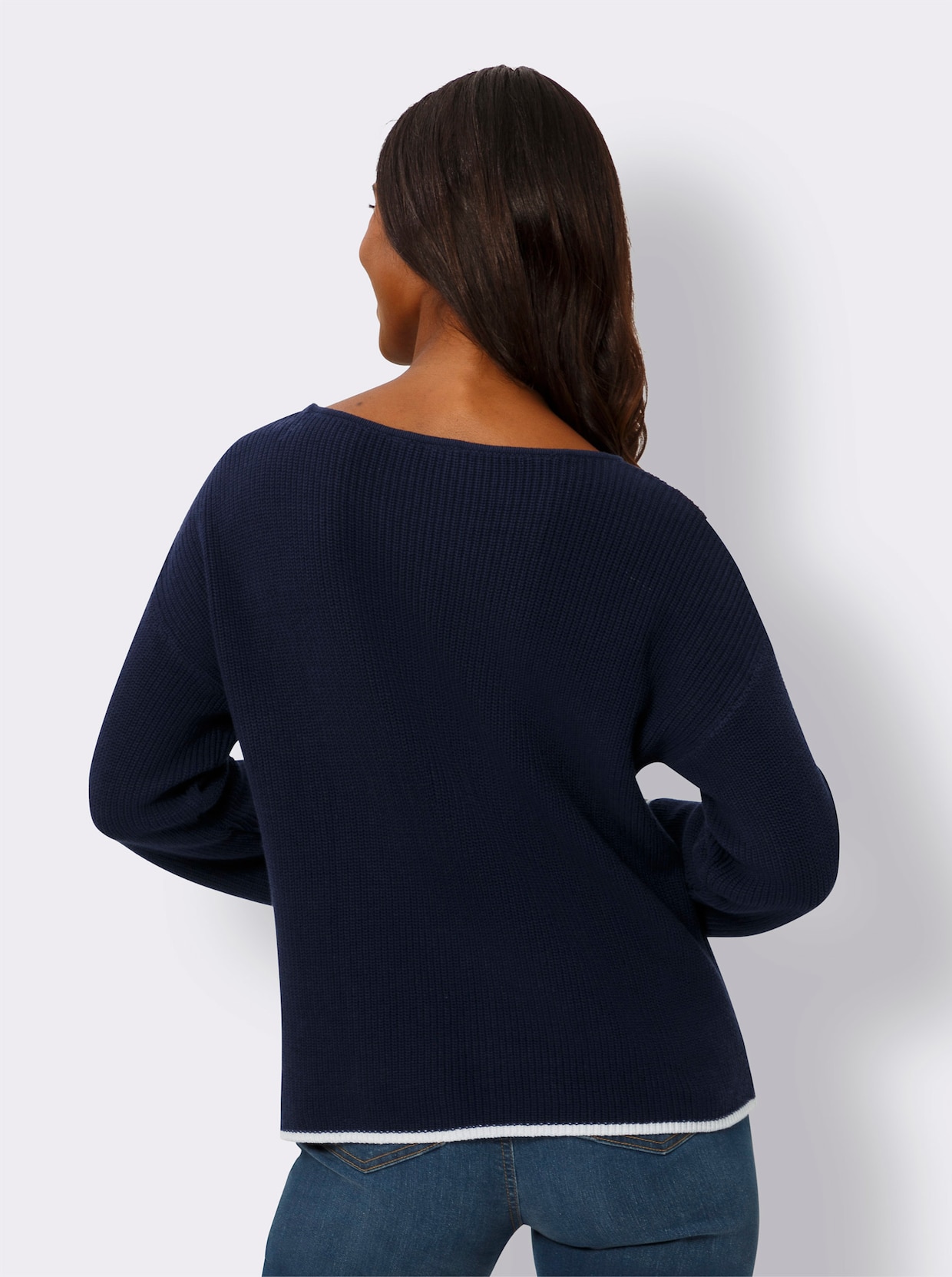 heine Strickpullover - marine