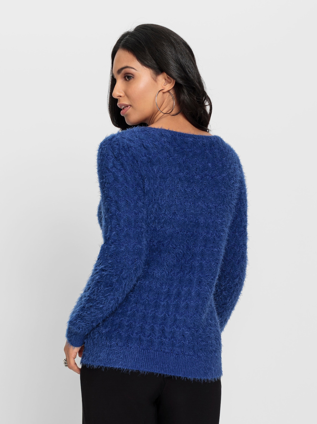 Pullover met lange mouwen - koningsblauw