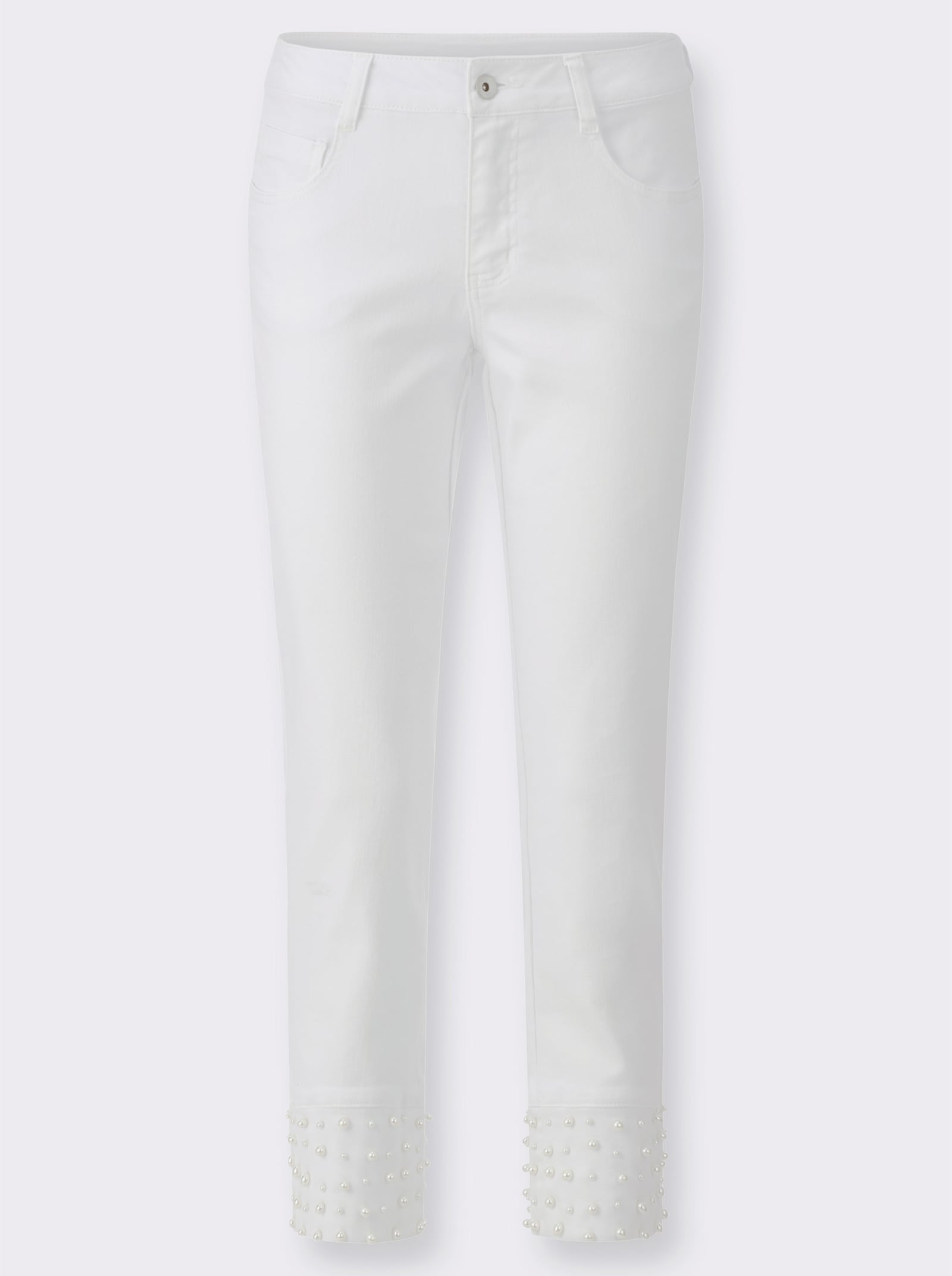 7/8-broek met push-up-effect - ecru