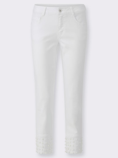 7/8-Hose mit Push-up-Effekt - ecru