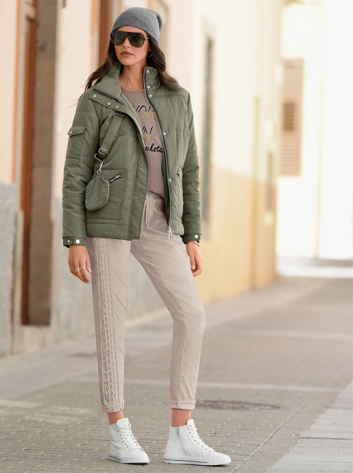 heine Steppjacke - khaki