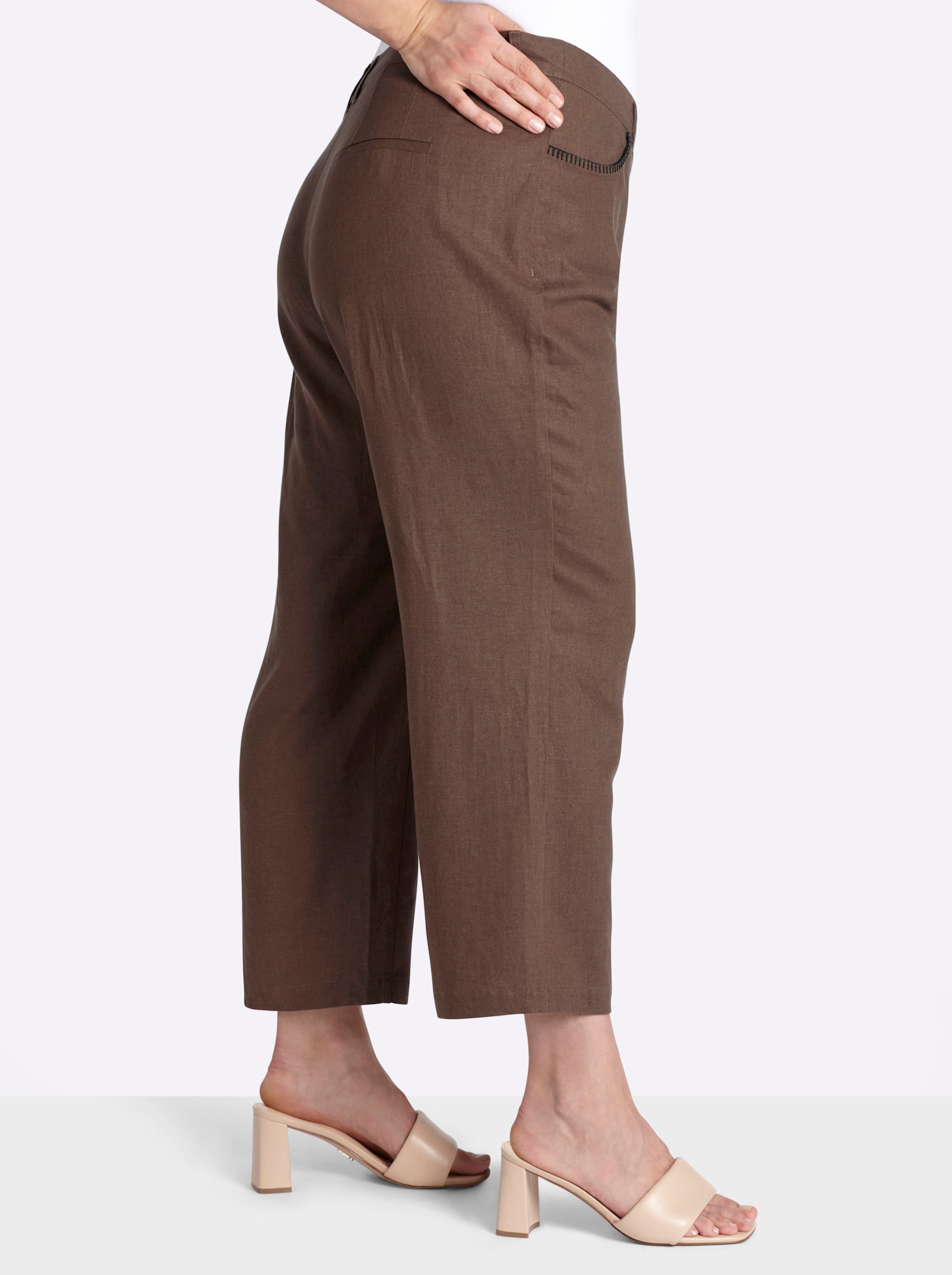 Leinen-Mix-Hose - Bild 4