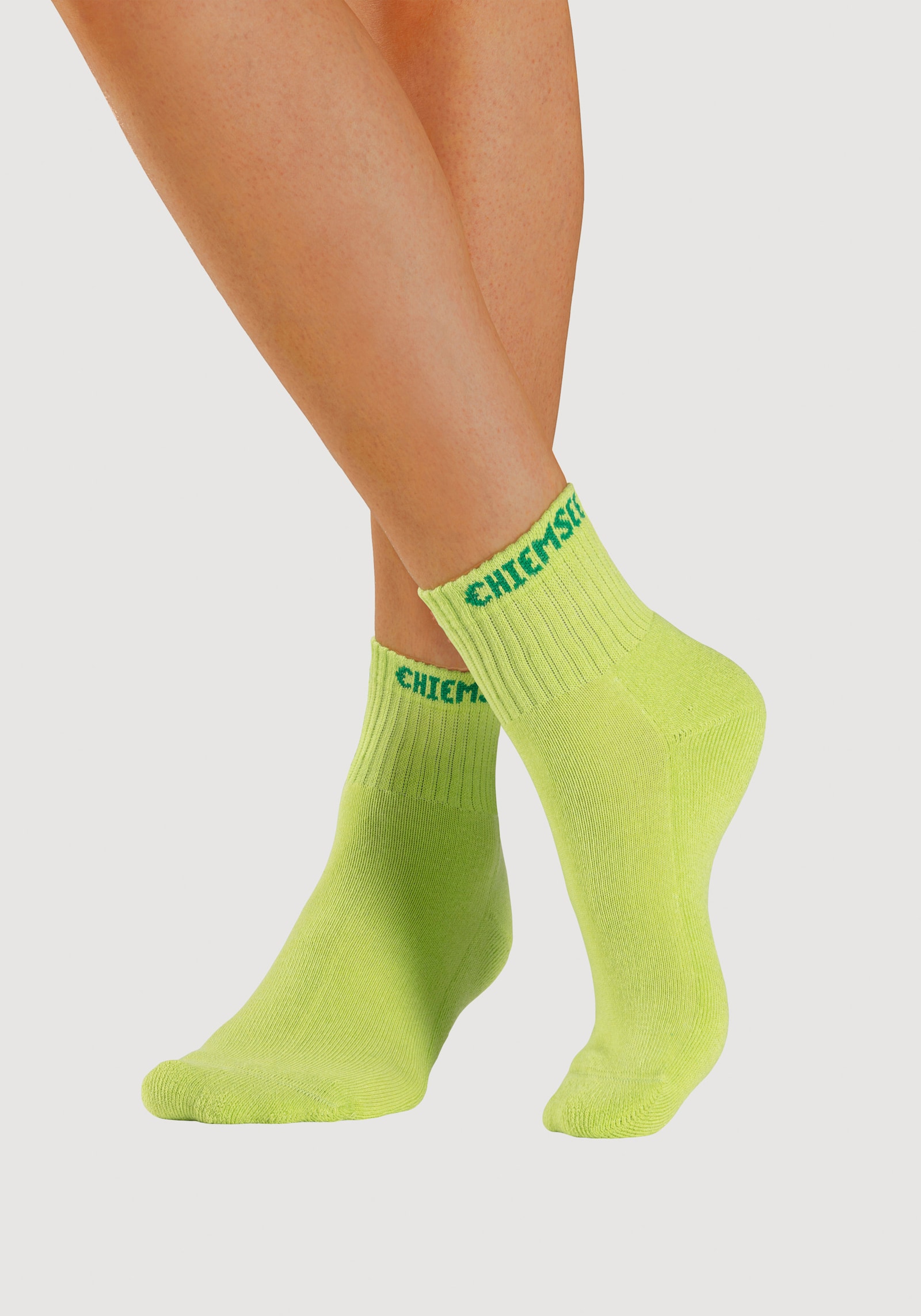 Chiemsee Kurzsocken - 1xpink, 1xschwarz, 1xlimone, 1xweiss, 1xtürkis, 1xnavy