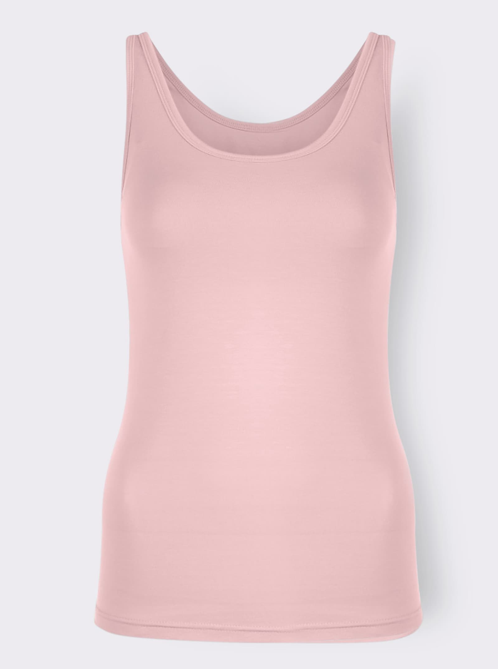 wäschepur Achseltop mit breiten Trägern - silberfarben + rosé + champagner