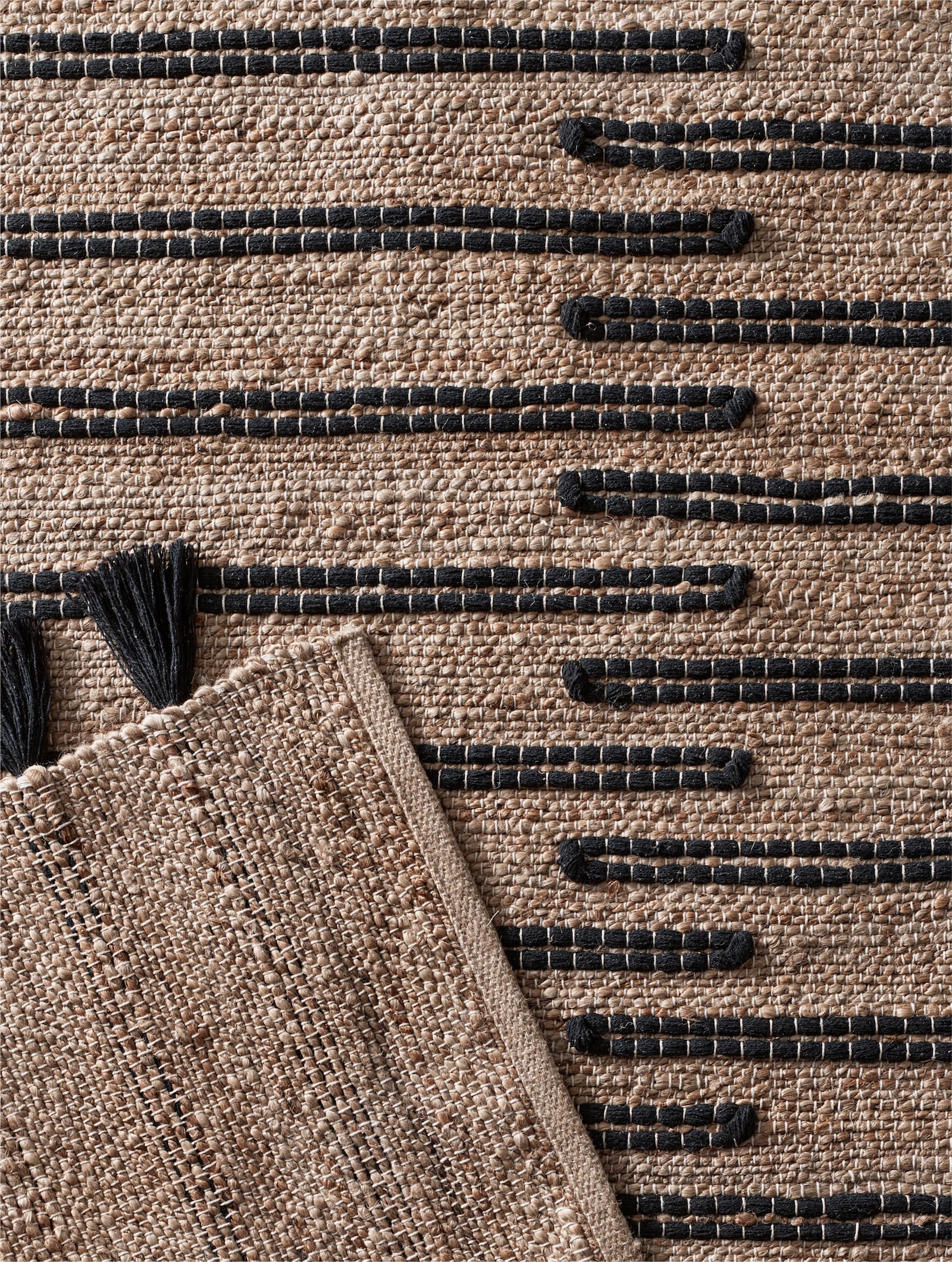 heine home Teppich - natur-schwarz