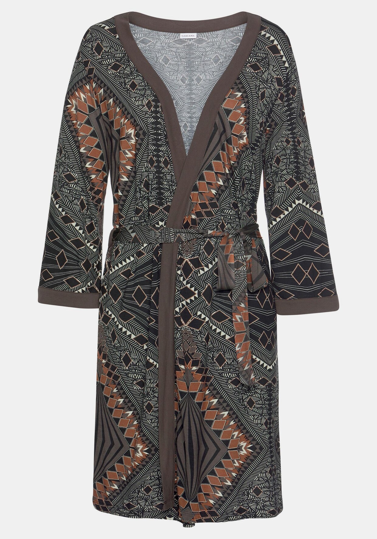 LASCANA Kimono - braun-gemustert
